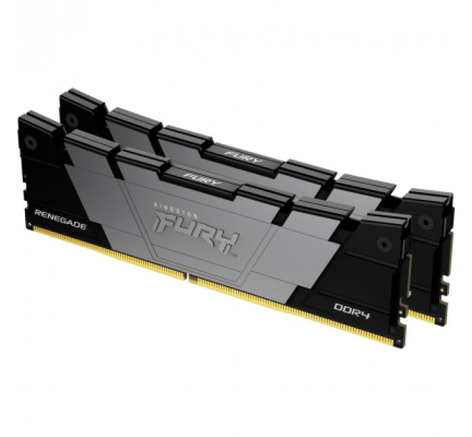 Модуль пам'яті для комп'ютера DDR4 16GB (2x8GB) 4800 MHz Renegade Black Kingston Fury (ex.HyperX) (KF448C19RB2K2/16)