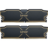 Модуль пам'яті для комп'ютера DDR5 32GB (2x16GB) 6000 MHz Thor Black Lexar (LD5U16G60C38LG-RGD)