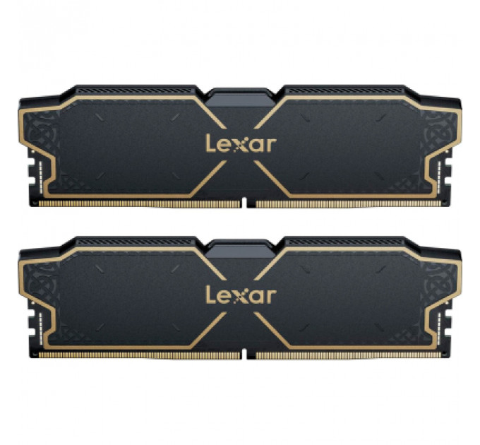 Модуль пам'яті для комп'ютера DDR5 32GB (2x16GB) 6000 MHz Thor Black Lexar (LD5U16G60C38LG-RGD)