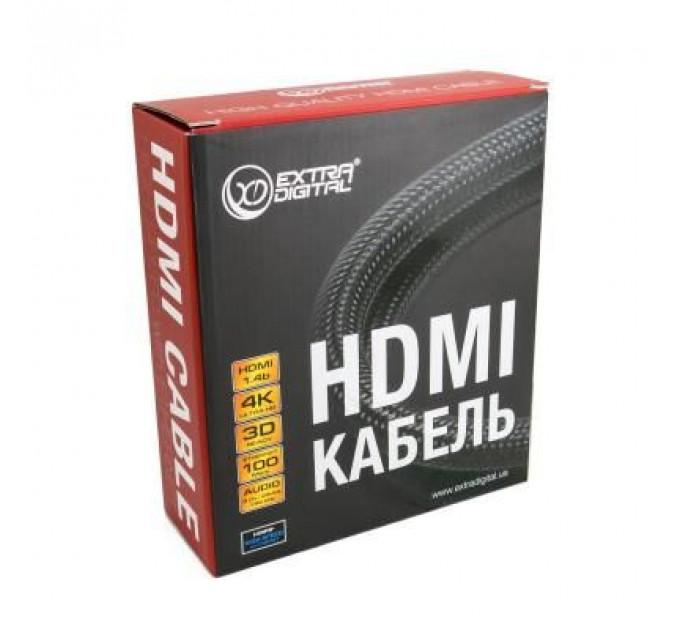Кабель мультимедійний HDMI to HDMI 5.0m Extradigital (KBH1635)