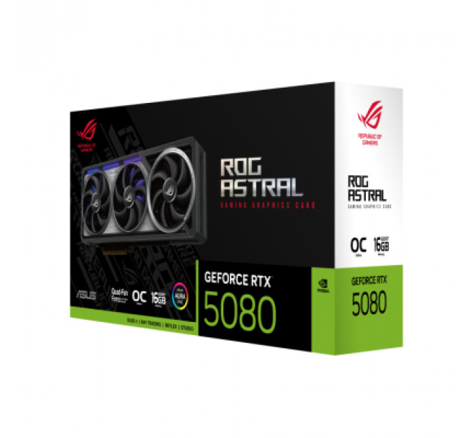 Відеокарта ASUS GeForce RTX5080 16GB ROG ASTRAL OC GAMING (ROG-ASTRAL-RTX5080-O16G-GAMING)