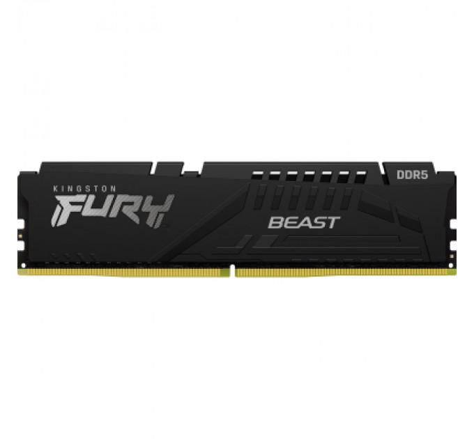 Kingston Fury (ex.HyperX) Модуль пам'яті для комп'ютера DDR5 16GB 6800 MHz Beast Black Kingston Fury (ex.HyperX) (KF568C34BB-16)