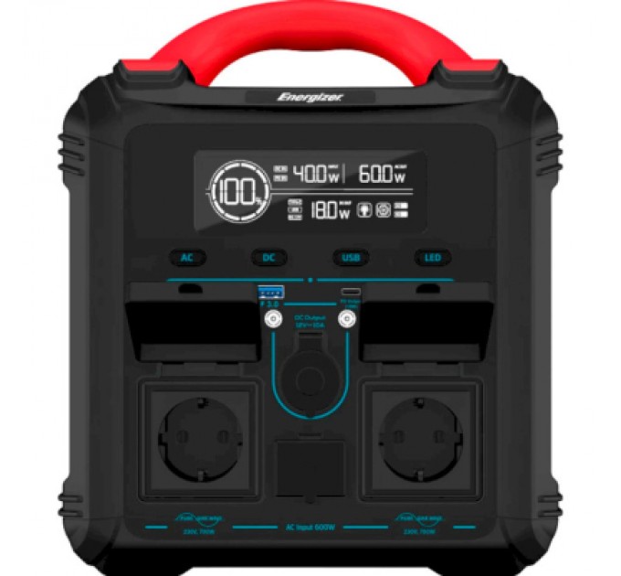 Зарядна станція Energizer 700W, 551Wh (PPS550W1F)