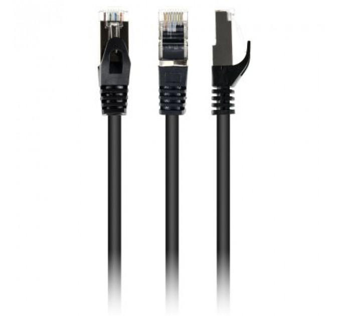 Патч-корд 1.5м S/FTP Cat 6A CU LSZH black Cablexpert (PP6A-LSZHCU-BK-1.5M)