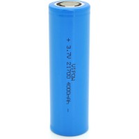 Акумулятор 21700 4000mAh, 3.7V, Blue, FlatTop Vipow (ICR21700-4000mAhFT / 31078)