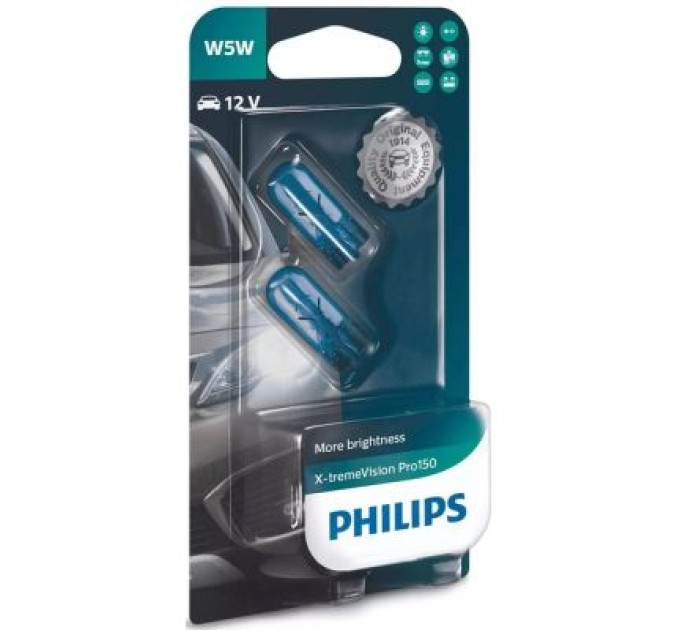 Philips Автолампа Philips 5W (12961XVPB2)