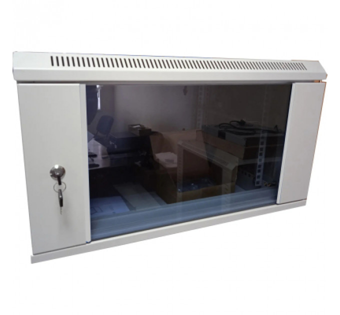 Шафа настінна Hypernet 9U 19" 600x350 (WMNC-35-9U-FLAT-AC)