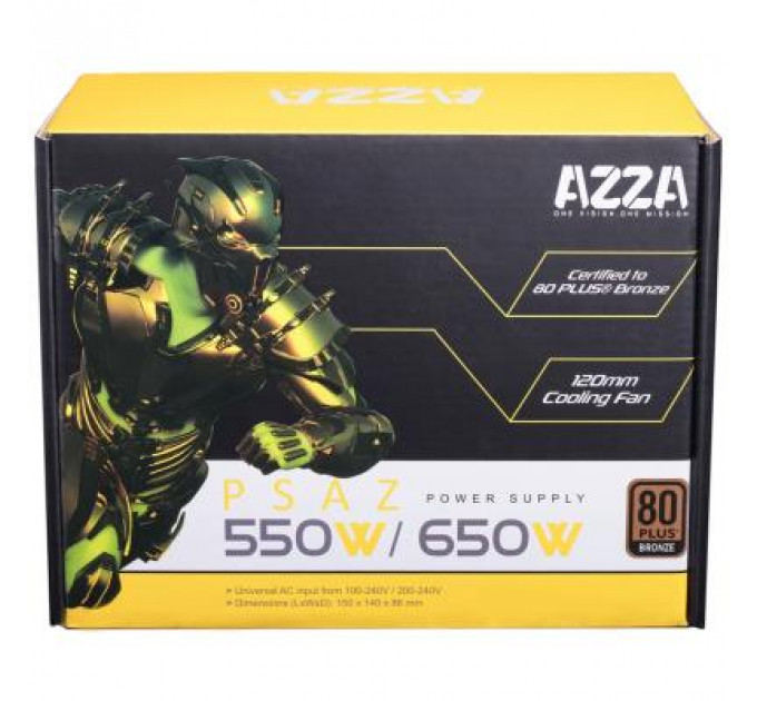 Блок живлення Azza 650W (PSAZ-650W)