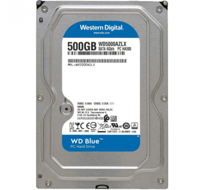 Жорсткий диск WD 3.5"  500GB (# WD5000AZLX #)
