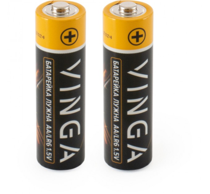 Vinga Батарейка AA LR6 Alkaline 2pcs Blister Vinga (VJABAA2)