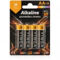 Vinga Батарейка AA LR6 Alkaline 4pcs Blister Vinga (VJABAA4)