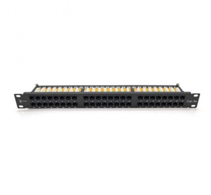 Патч-панель 19" 48xRJ-45 UTP cat. 5е, DUAL type, 1U Ritar (RT-2264-CAT.5E)