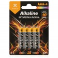 Vinga Батарейка AAA LR03 Alkaline 4pcs Blister Vinga (VJABAAA4)