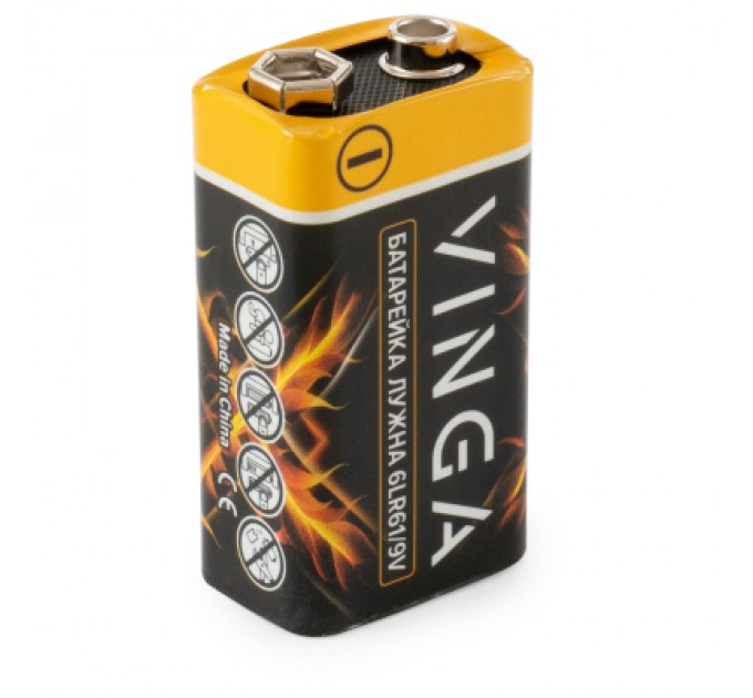 Vinga Батарейка 9V 6LR61 Alkaline Vinga (VJAB9V1)