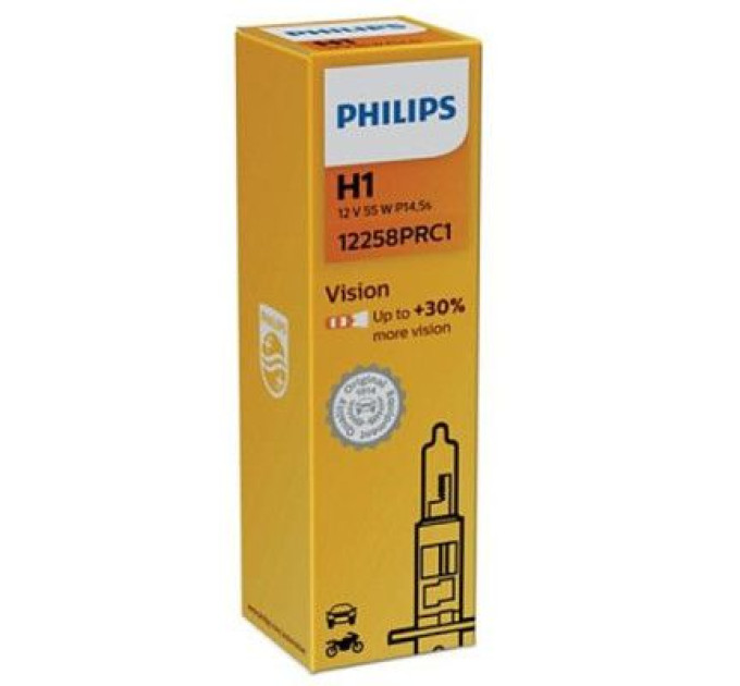 Philips Автолампа Philips галогенова 55W (12258 PR C1)