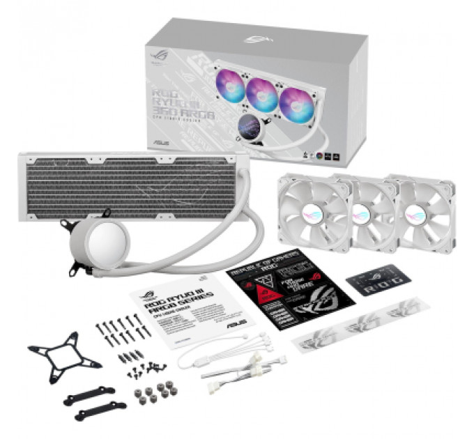 Система рідинного охолодження ASUS ROG-RYUO-III 360-ARGB-WHT (90RC00I2-M0UAY0)
