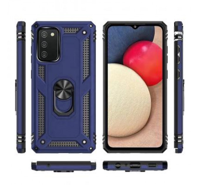 BeCover Чохол до мобільного телефона BeCover Military Samsung Galaxy A02s SM-A025/A03s SM-A037/M02s SM-M025 Blue (706013)