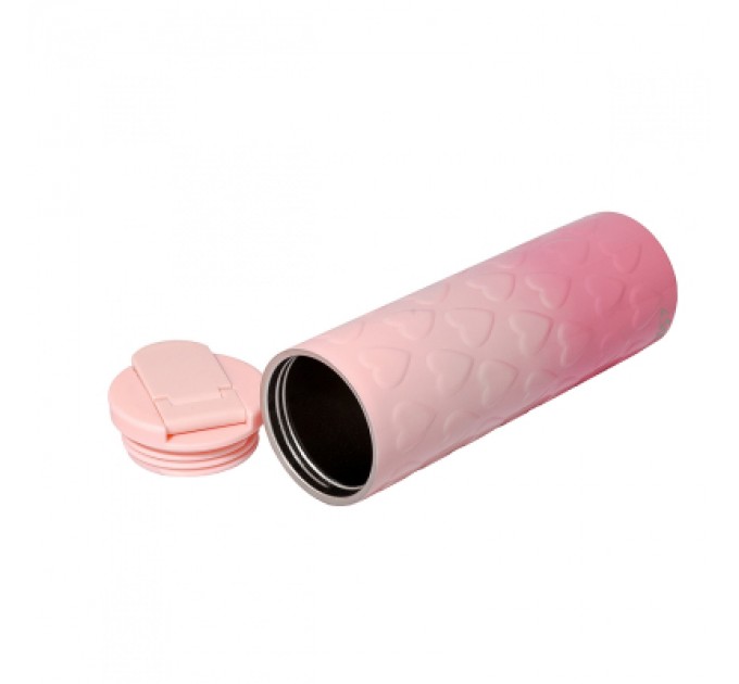 Yes Поїльник-непроливайка Yes термочашка Pink Heart 420мл (707336)