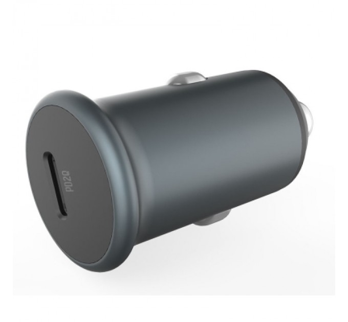 ColorWay Зарядний пристрій ColorWay 1USB Car ( PD USB Type-C (20W) Gray (CW-CHA028PD-GR)