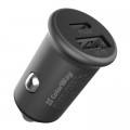 ColorWay Зарядний пристрій ColorWay 2USB Car (Type-C PD20W + USB QC3.0 ) (38W) Gray (CW-CHA029PD-GR)
