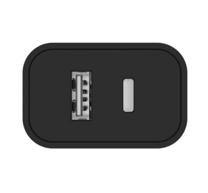 ColorWay Зарядний пристрій ColorWay Type-C PD + USB QC3.0 (20W) V2 black (CW-CHS025QPD-BK)