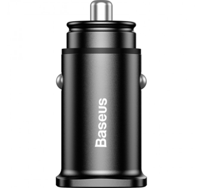Baseus Зарядний пристрій Baseus Square metal A+A 30W Black (CCALL-DS01)