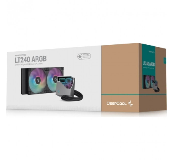Система рідинного охолодження Deepcool LT240 ARGB Black (R-LT240-BKAMNC-G-1)