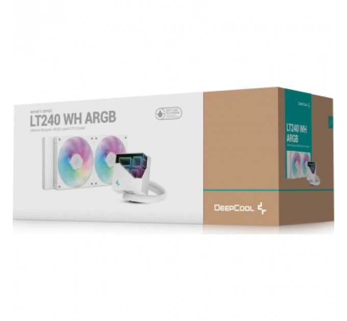 Система рідинного охолодження Deepcool LT240 ARGB White (R-LT240-WHAMNC-G-1)
