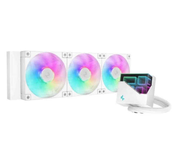 Система рідинного охолодження Deepcool LT360 ARGB White (R-LT360-WHAMNC-G-1)
