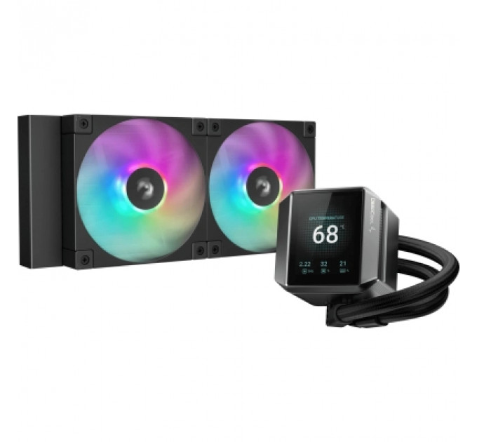 Система рідинного охолодження Deepcool Mystique 240 ARGB Black (R-LX550-BKADSNC-G-1)