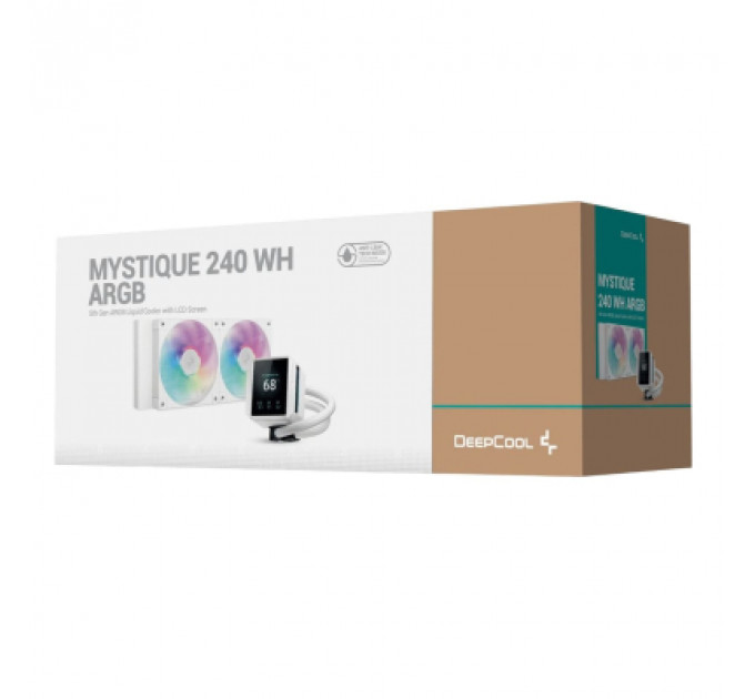 Система рідинного охолодження Deepcool Mystique 240 ARGB White (R-LX240-WHDSNMCP-G-1)