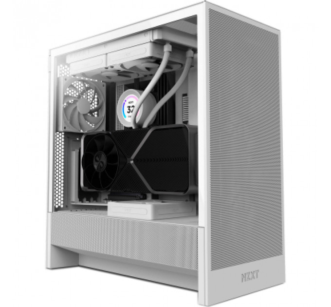 Корпус NZXT H5 Flow Compact All White (CC-H52FW-01)