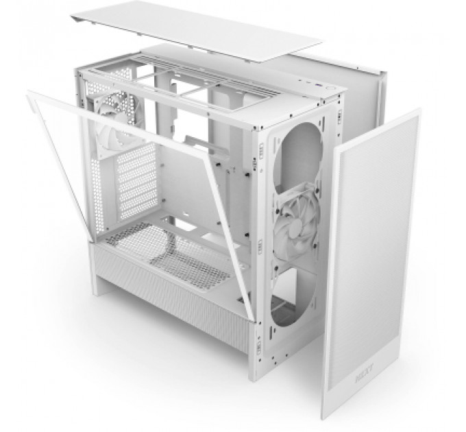 Корпус NZXT H5 Flow Compact All White (CC-H52FW-01)