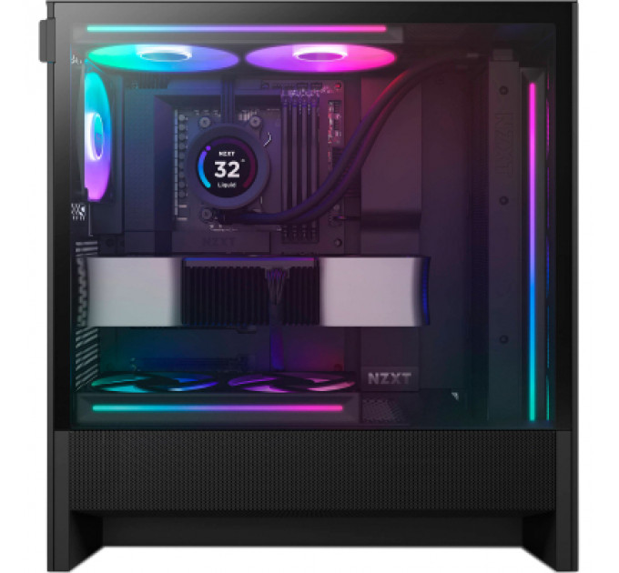 Корпус NZXT H5 Flow RGB Compact (CC-H52FB-R1)