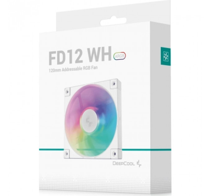 Кулер до корпусу Deepcool FD12 ARGB WH (R-FD12-WHAPN1-G)
