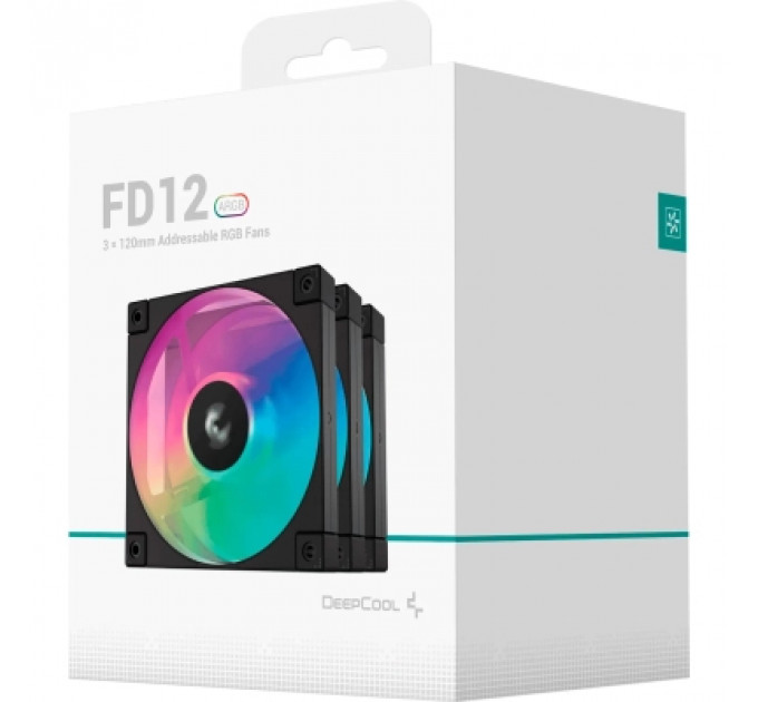 Кулер до корпусу Deepcool FD12 ARGB-3 IN 1 (R-FD12-BKAPN3-G)
