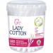 Ватні палички Lady Cotton в банці 100 шт. (4823071607581)