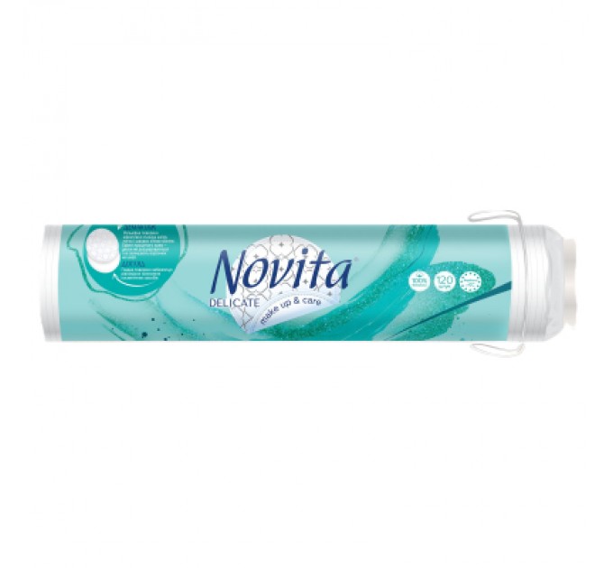 Novita Ватні диски Novita Delicate 120 шт. (4744246013085)
