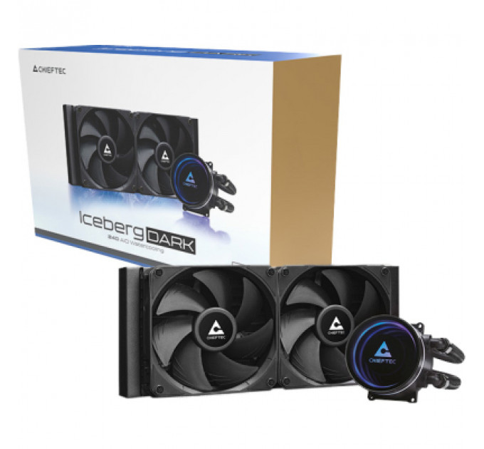 Система рідинного охолодження Chieftec Iceberg 240 DARK (CLC-240-BLK)