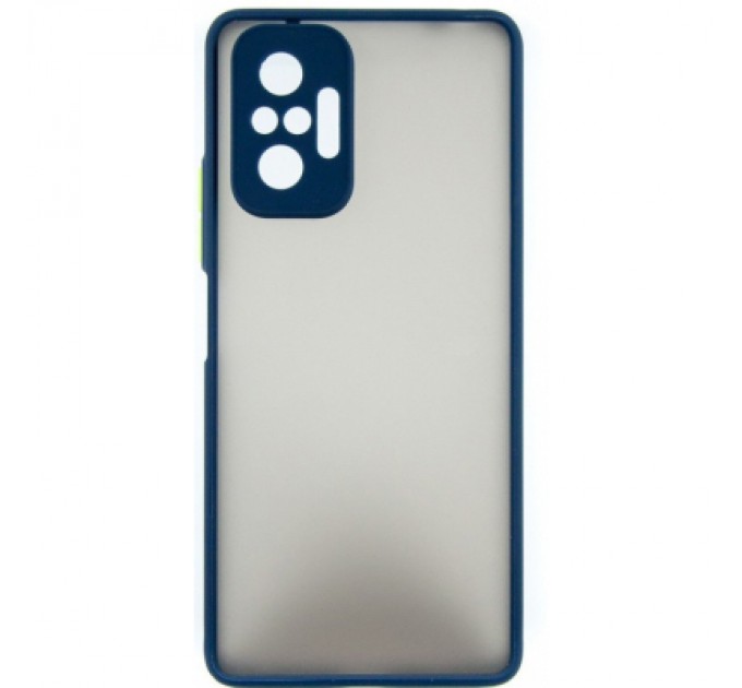 Dengos Чохол до мобільного телефона Dengos Matte Xiaomi Redmi Note 10 Pro (blue) (DG-TPU-MATT-78)