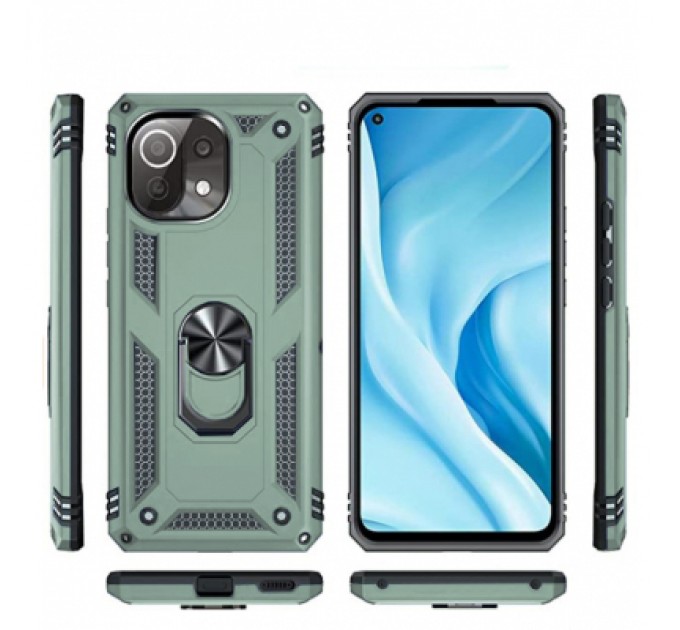 BeCover Чохол до мобільного телефона BeCover Military Xiaomi Mi 11 Lite / Mi 11 Lite 5G Dark Green (706645)