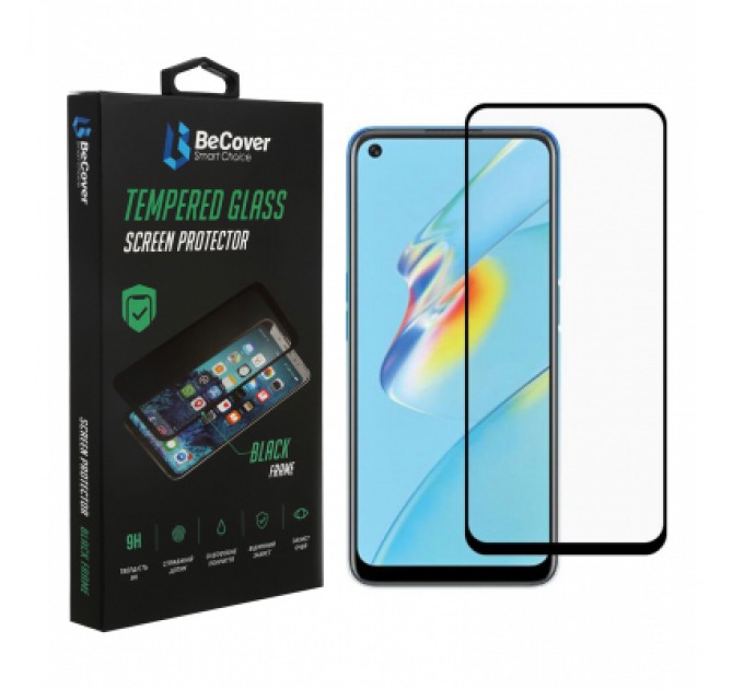 BeCover Скло захисне BeCover Oppo A54 Black (706655)