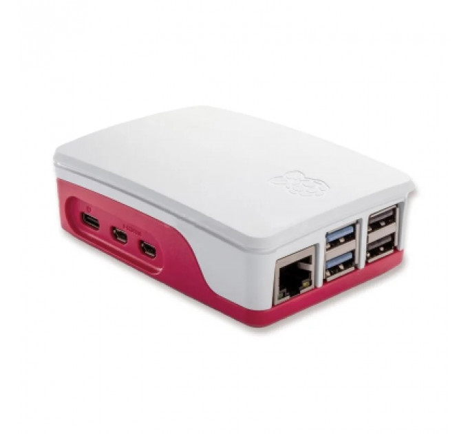 Додаткове обладнання до промислового ПК Raspberry Pi Корпус червоно-білий для Raspberry Pi 5 офіційний (SC1159)
