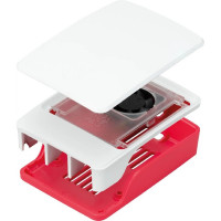 Додаткове обладнання до промислового ПК Raspberry Pi Корпус червоно-білий для Raspberry Pi 5 офіційний (SC1159)