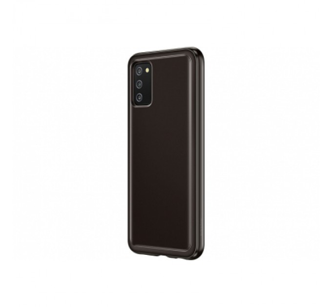 Samsung Чохол до мобільного телефона Samsung Soft Clear Cover Galaxy A03s (A037) Black (EF-QA037TBEGRU)