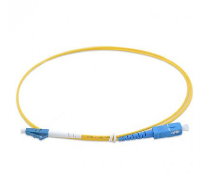 Оптичний патчкорд Eserver SC/UPC-LC/UPC SingleMode, Simplex, 3m (ES-SC-LC/UPC-3-SM-S)