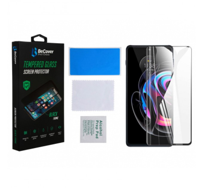 BeCover Скло захисне BeCover Motorola Moto Edge 20 Lite Black (706898)
