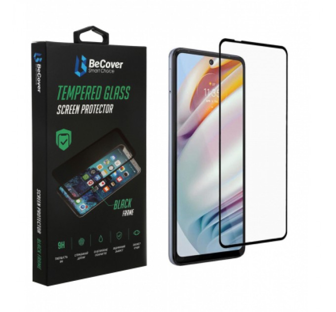 BeCover Скло захисне BeCover Motorola Moto G60 / G60s Black (706899)