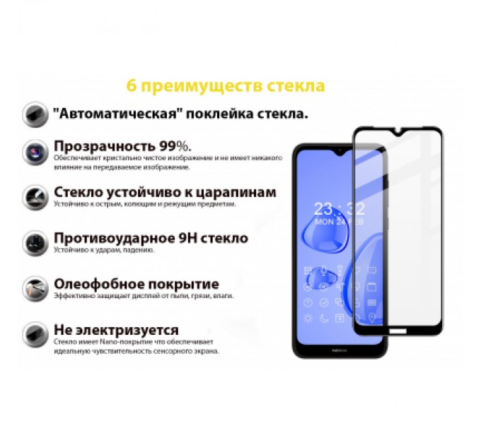 BeCover Скло захисне BeCover Nokia C30 Black (706903)