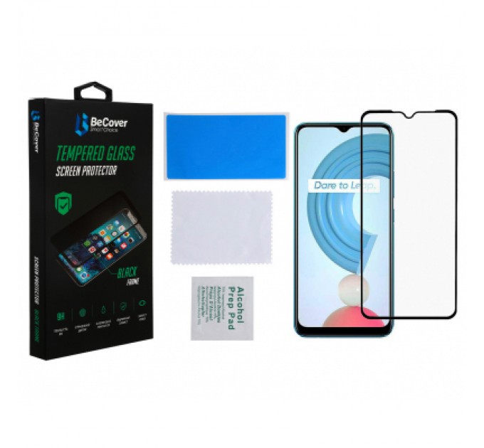 BeCover Скло захисне BeCover Realme C21Y Black (706904)